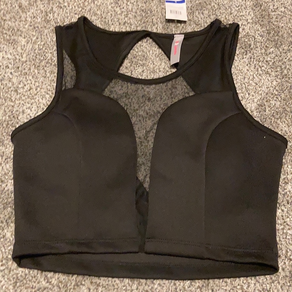 2 Cute Sexy Mesh Crop - new w/ tags.